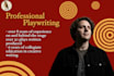 write your stage play