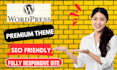 create responsive wordpress, blog website with amazon affiliate account