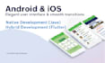 develop mobile application for android and ios