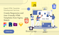 create responsive and userfriendly HTML templates from figma, sketch