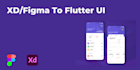 convert figma and xd to flutter app ui