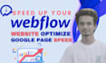 speed up your webflow website and boost google SEO ranking