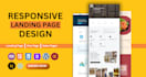 create responsive sales and landing pages with react, nextjs, or wordpress