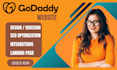 godaddy website design, website design, godaddy website