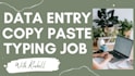 do data entry copy paste and typing jobs