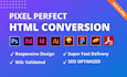 convert figma to html, xd, psd to html, tailwind css, bootstrap responsive