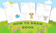 how to draw step by step line drawing with learn to draw