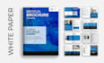 design a modern and professional white paper
