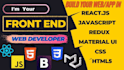 develop front end of reactjs web application