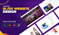 design web UI UX , and website template in xd, PSD,figma