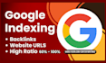 index your website and backlinks in google within 24 hours