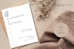 design wedding invitation template set