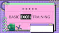 provide basic excel training, PDF