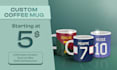 create a custom coffee mug design of your football team