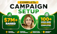 design a pro kickstarter or indiegogo crowdfunding campaign