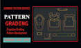 do professional garment pattern grading and size nesting