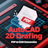 do autocad 2d drafting from PDF or hand sketches