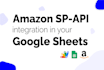 integrate amazon spapi in google sheets