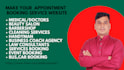 build your appointment booking service website