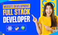 do custom website development, full stack, front end backend developer
