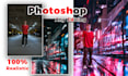 do realistic photo manipulation and glow effect service