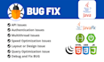 fix java, spring, thymeleaf, HTML, CSS, javascript, jquery and sql issues