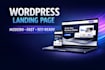 create responsive wordpress landing page design
