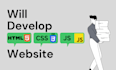 develop html, css, javascript and tailwind website and pages