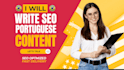write compelling portuguese content optimized for SEO