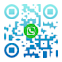 design qr code sticker card with call to action text