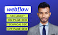 do webflow SEO for higher rank on google