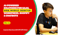 build ai mobile apps, ai website, ai saas and desktop app