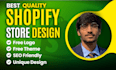 design a professional shopify store