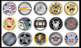 make command challenge crypto military coin and belt