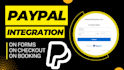 do paypal integration on wordpress website for payment