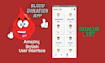 design and develop a blood donation android app