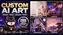 create custom anime character art with ai and photoshop