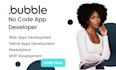 build nocode bubble io web app website bubble developer bubbleio mobile app