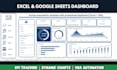 create excel dashboard using vba macro and google sheets apps script automation