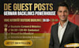 build german backlinks with high authority german guest post