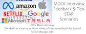 provide mock star behavioral interviews coaching for software engineers faang