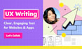 write quality UX content and microcopy for your website or app