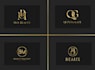 do versatile flat minimalist luxury initial logo design