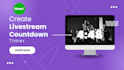 make a church countdown timer video for streaming