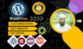 do customization redesign fix or edit your wordpress website