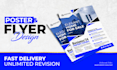 design flyers, posters, and postcards for your business and company