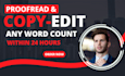 carefully edit your work with loving kindness