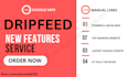 provide a monthly drip feed SEO package