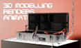 create a 3d model, renders and animation of your product