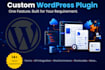 develop a custom wordpress plugin